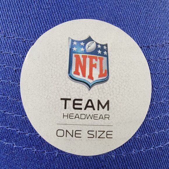 NFL Apparel NY GIANTS SNAPBACK CAP OSFA Blue/Red NWT - Picture 2 of 5